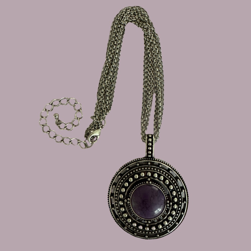 Vintage Premier DesignsPurple Pendant Necklace